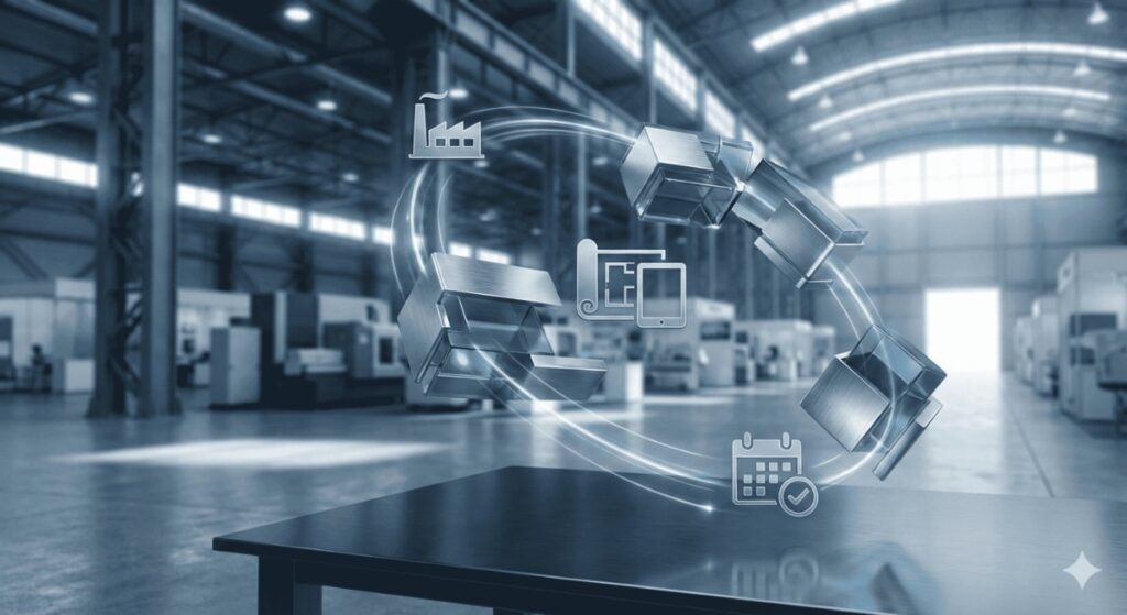 Industrial B2B meeting engine for machinery and manufacturing sales teams